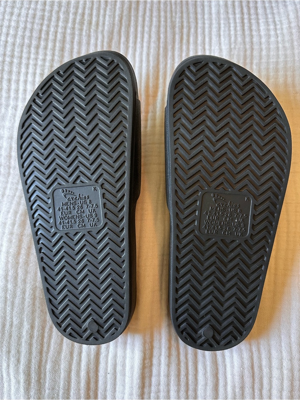 Archie’s Comfort Slide Sandals - Black - Picture 5 of 5